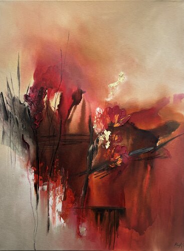 Wildflower Whispers by Sumali Piyatissa, Painting for Sale on Select