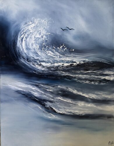 Above the storm by Sumali Piyatissa, Painting for Sale on Select