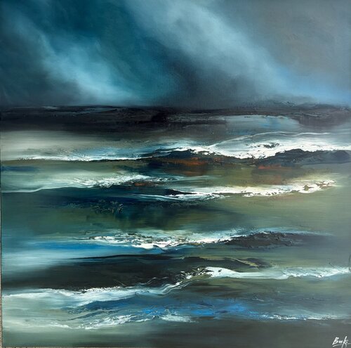 Oceans Chorus by Sumali Piyatissa, Painting for Sale on Select