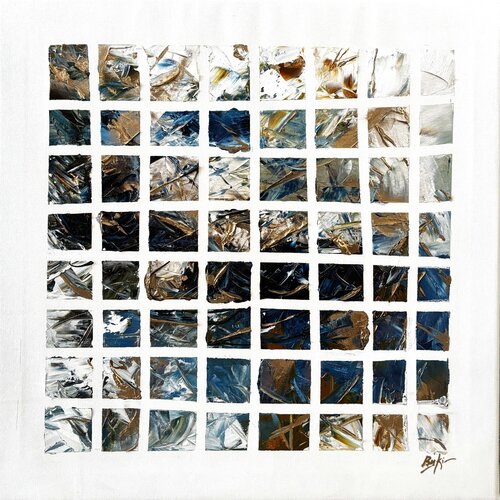 Fragments of motion - I by Sumali Piyatissa, Painting for Sale on Select