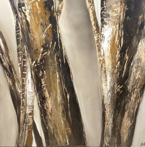 Standing through time by Sumali Piyatissa, Painting for Sale on Select