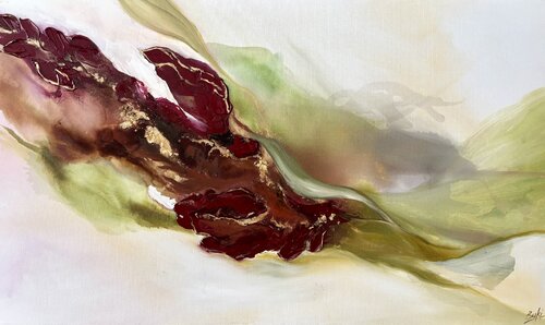 Unfurling by Sumali Piyatissa, Painting for Sale on Select