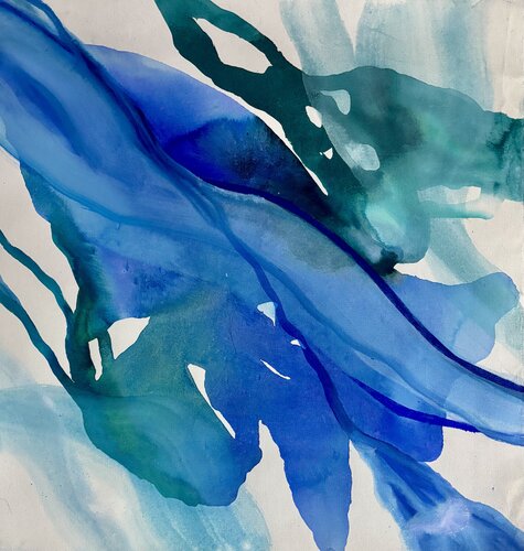Oceans Breath by Sumali Piyatissa, Painting for Sale on Select