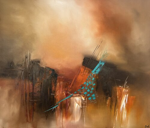 Embers of Tomorrow by Sumali Piyatissa, Painting for Sale on Select