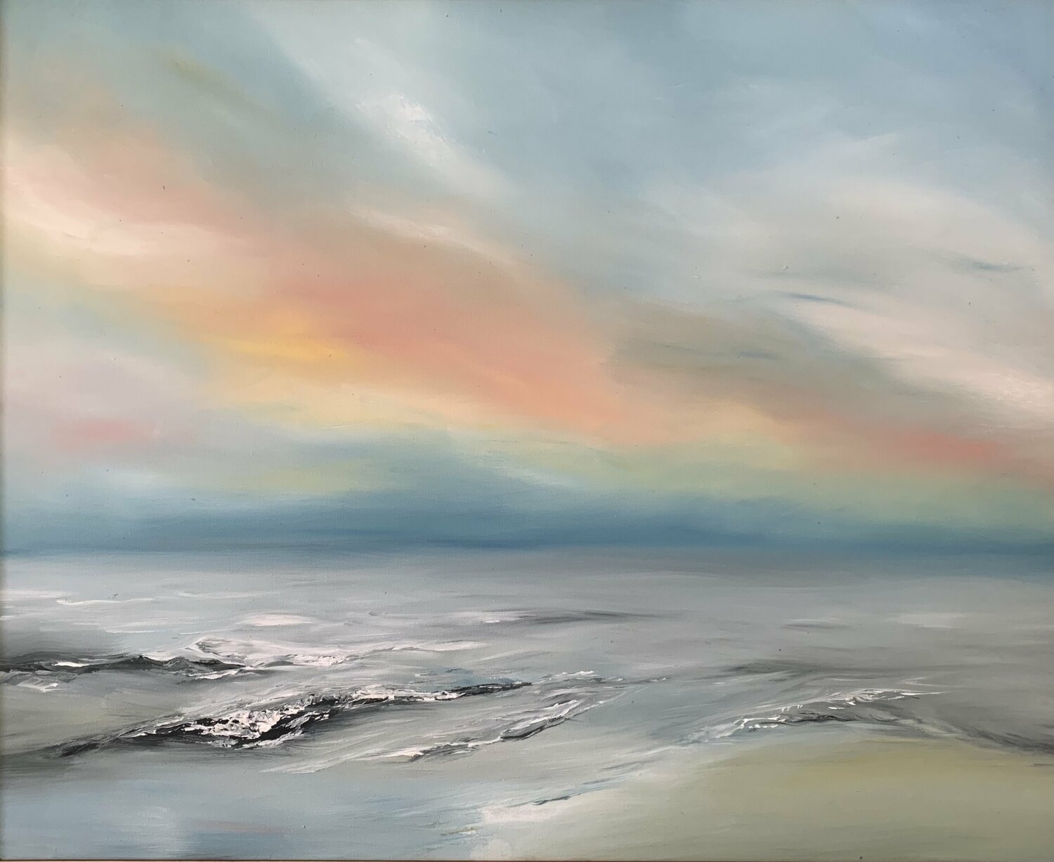 Rhythm of the waters Sumali Piyatissa Original painting for sale