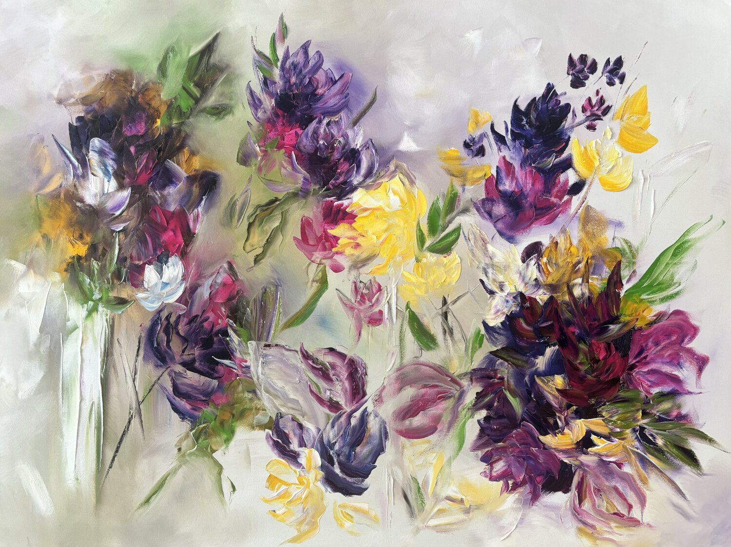 Vivid Blossom Symphony Sumali Piyatissa Original painting for sale