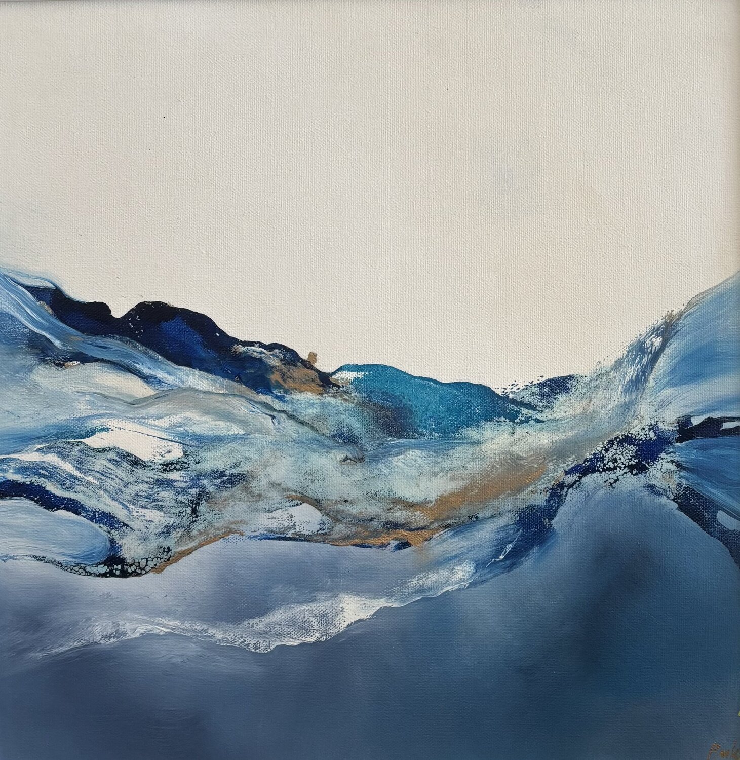 Between Waves I Sumali Piyatissa Original painting for sale