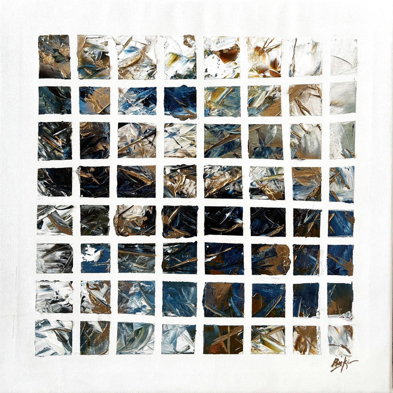 Fragments of motion - I Sumali Piyatissa Original painting for sale