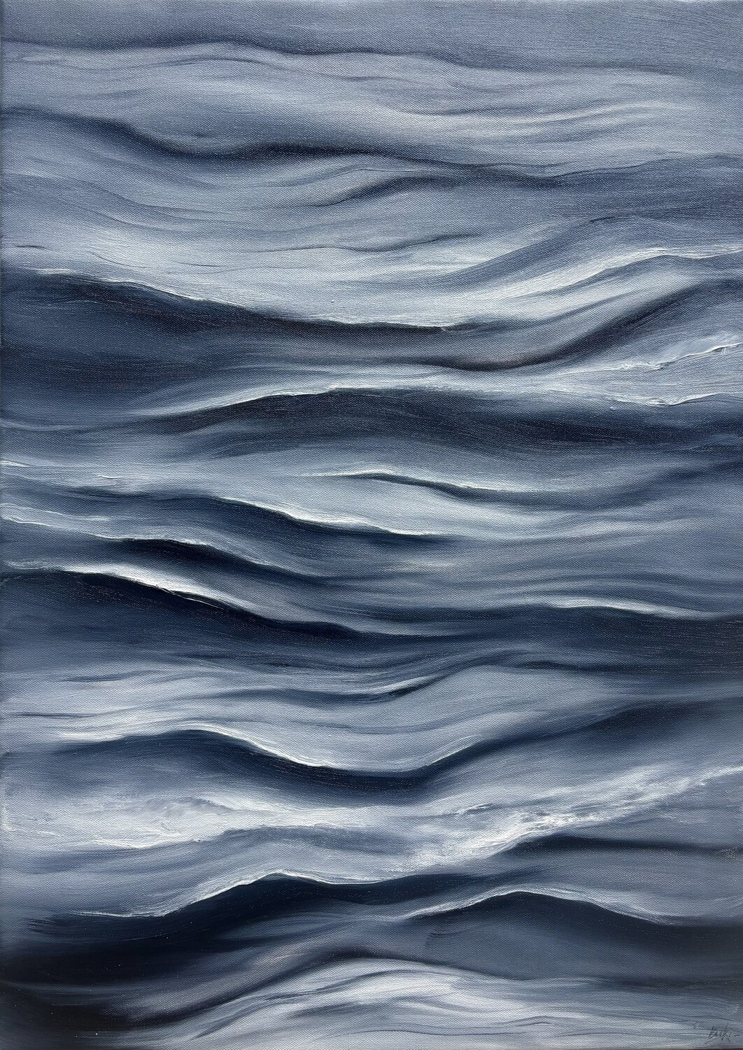 Waves in Melody Sumali Piyatissa Original painting for sale