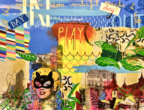 Day in, Day out by María Burgaz, Painting for Sale on Select
