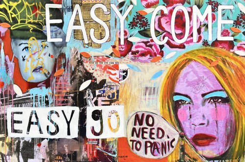 Easy come, easy go by María Burgaz, Painting for Sale on Select