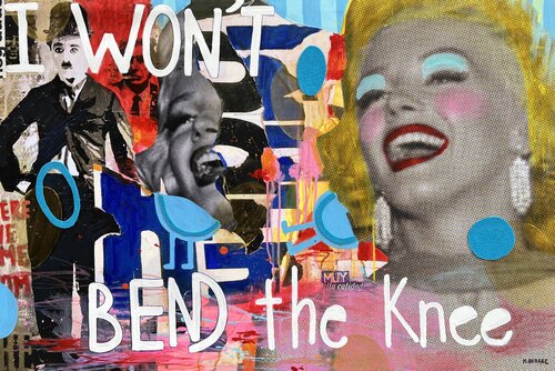 I won´t bend the knee by María Burgaz, Painting for Sale on Select