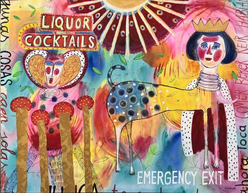 La noche confunde by María Burgaz, Painting for Sale on Select