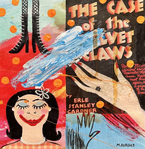 Velvet claws by María Burgaz, Painting for Sale on Select