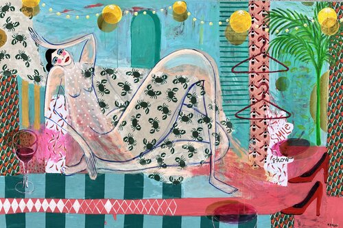 Before and after by María Burgaz, Painting for Sale on Select