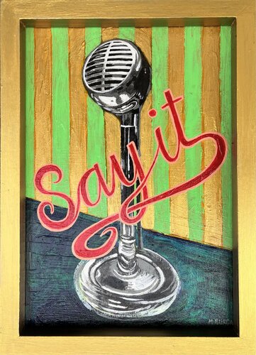 Say it by María Burgaz, Painting for Sale on Select