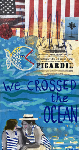 We crossed the ocean von María Burgaz, Malerei kaufen auf Select