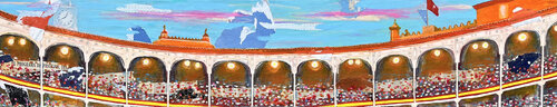 Las Ventas by María Burgaz, Painting for Sale on Select