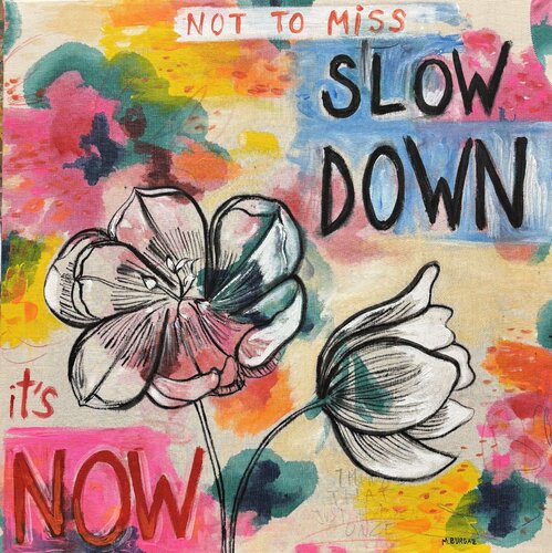 Slow down by María Burgaz, Painting for Sale on Select