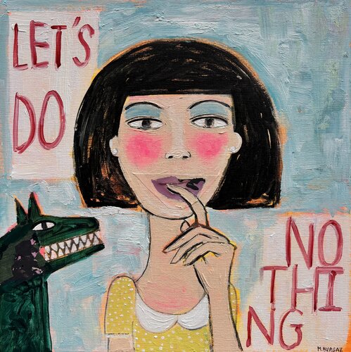 Let´s do nothing von María Burgaz, Malerei kaufen auf Select