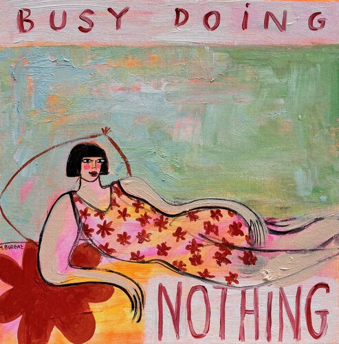 Busy doing nothing von María Burgaz, Malerei kaufen auf Select