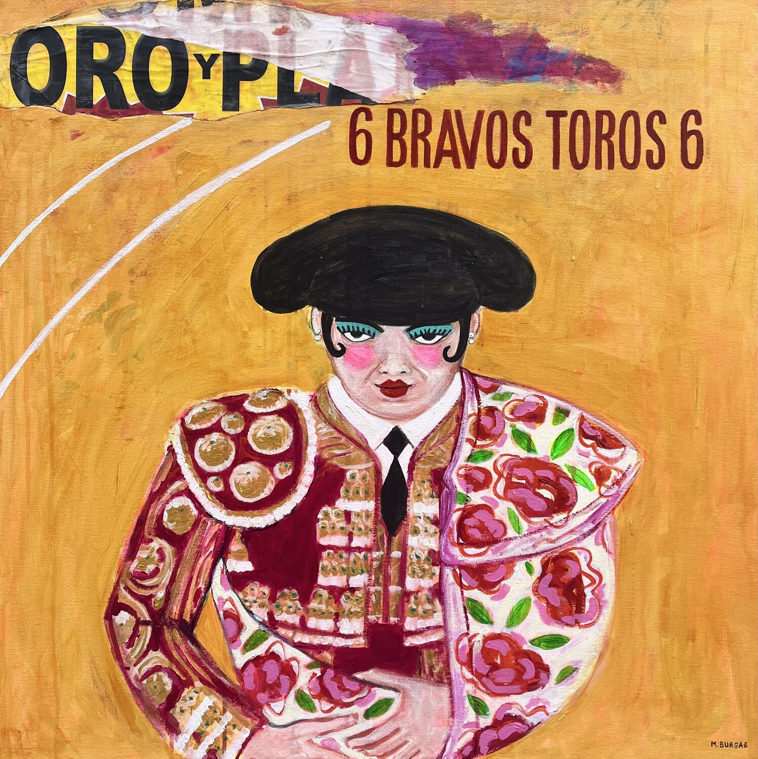 Torera II María Burgaz Original painting for sale