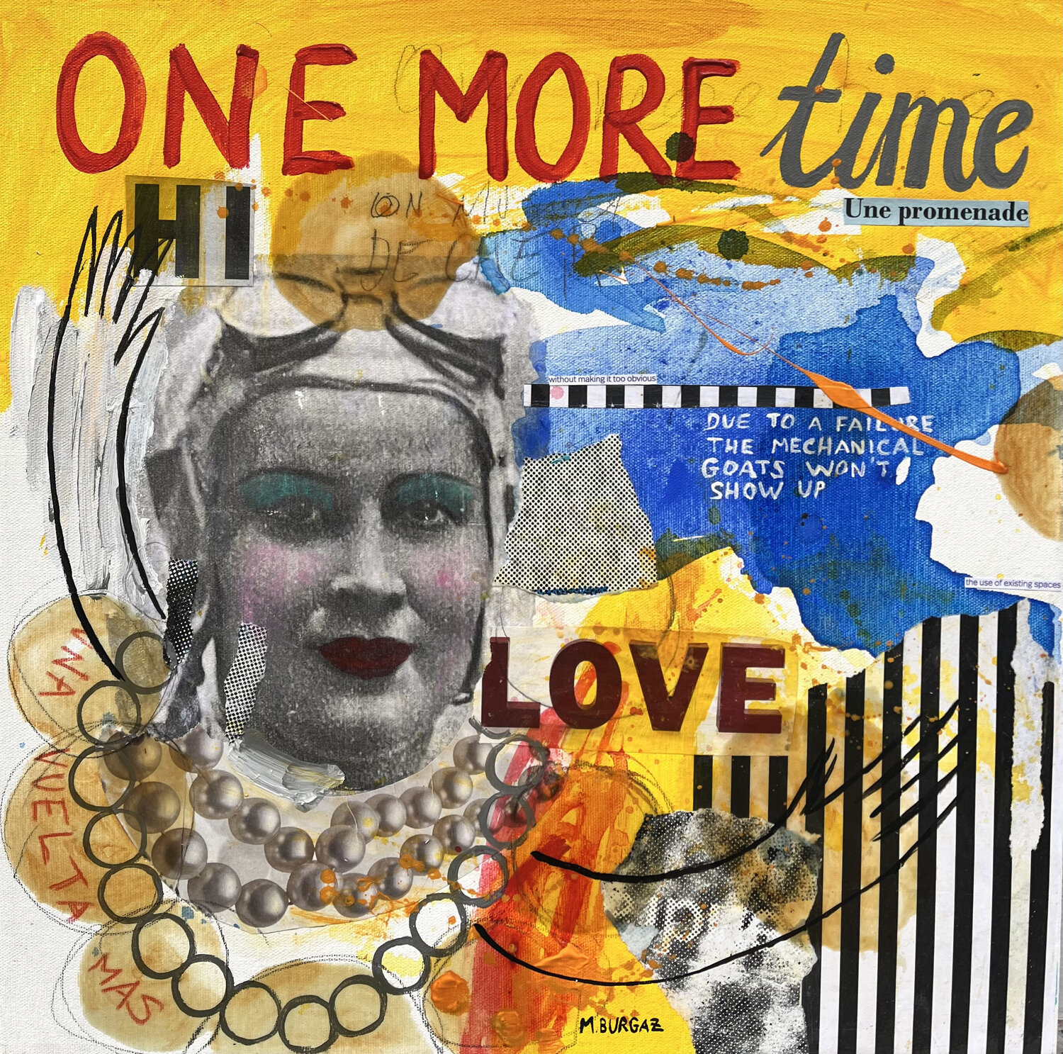 One more time María Burgaz Original painting for sale