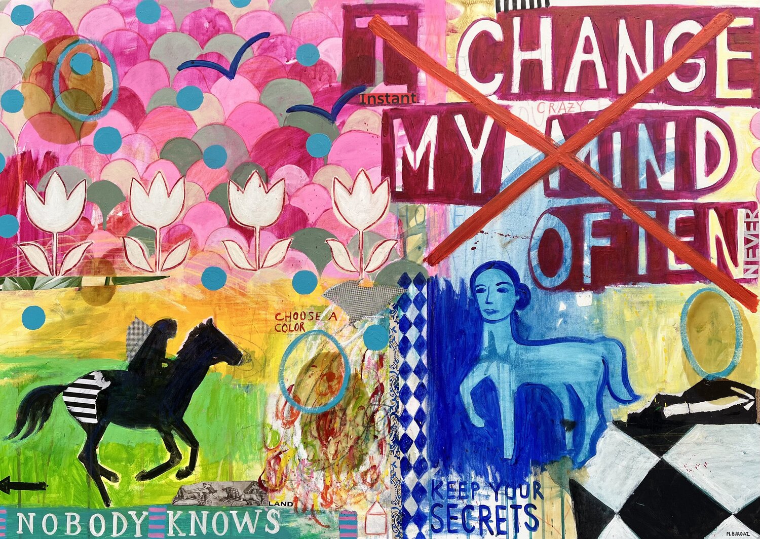 Nobody Knows María Burgaz Original painting for sale