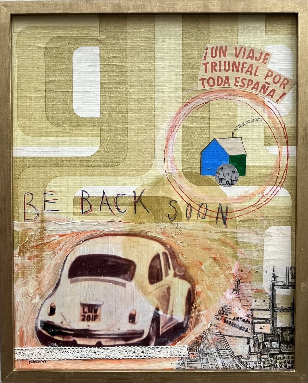 Be back soon María Burgaz Original painting for sale