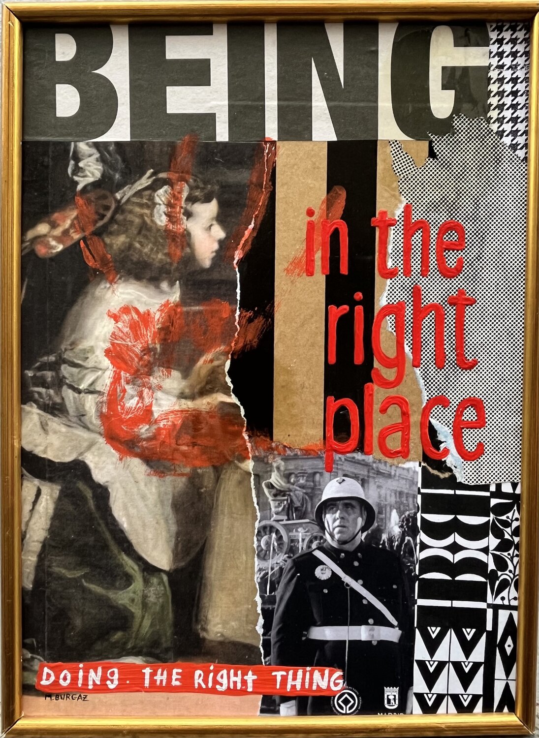 Being and doing María Burgaz Original painting for sale