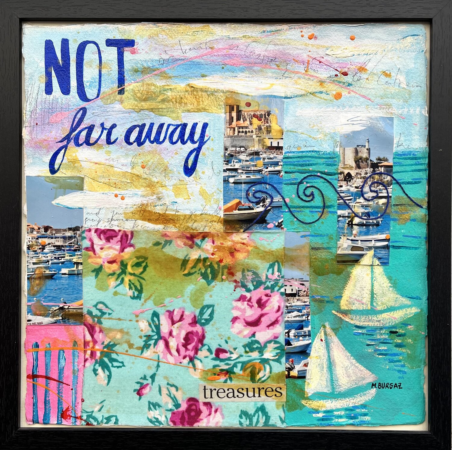 Not so far away María Burgaz Original painting for sale