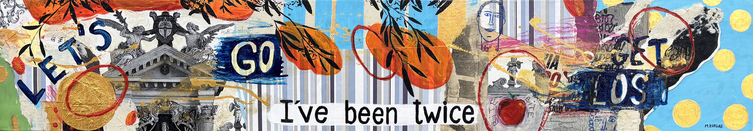 I´´ve been twice María Burgaz Original painting for sale