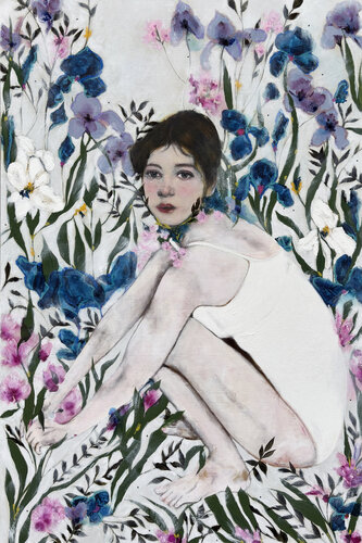 L’Âge Bleu by Karenina Fabrizzi, Painting for Sale on Select