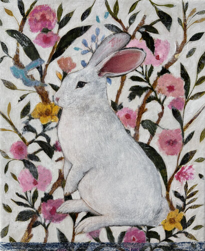 Silent Garden/ Spring by Karenina Fabrizzi, Painting for Sale on Select