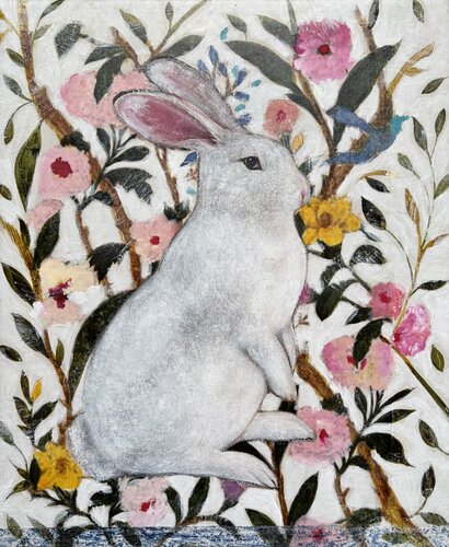 Silent Garden/ Spring Part B by Karenina Fabrizzi, Painting for Sale on Select