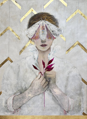 Echoes Of Her Grace/ Whispers Of A Forgotten Elegance Iii by Karenina Fabrizzi, Painting for Sale on Select