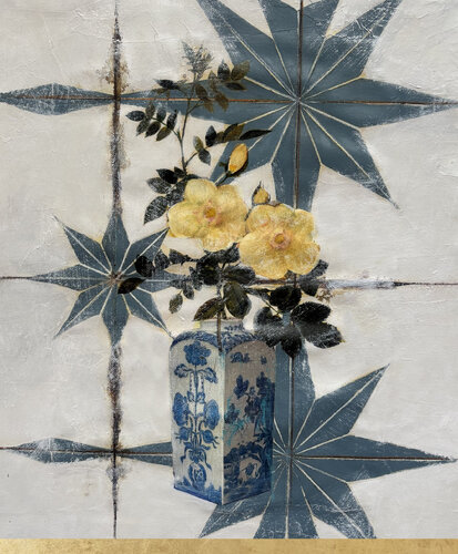 Beyond The Porcelain Skin/ Yellow by Karenina Fabrizzi, Painting for Sale on Select