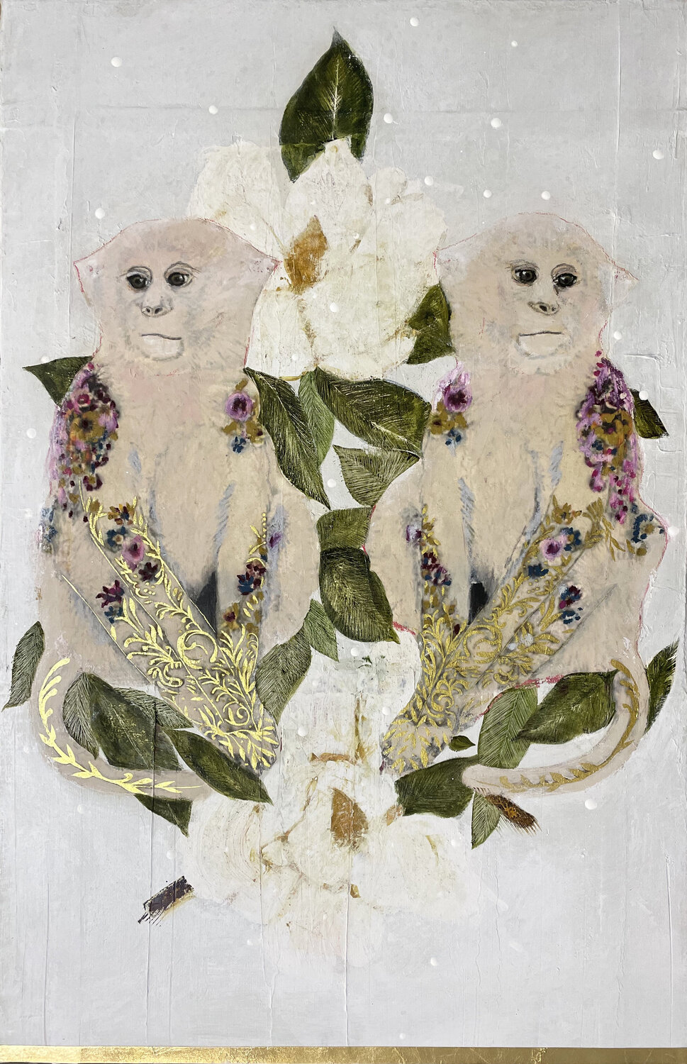 Whispers Amongst the Foliage /white Karenina Fabrizzi Original painting for sale