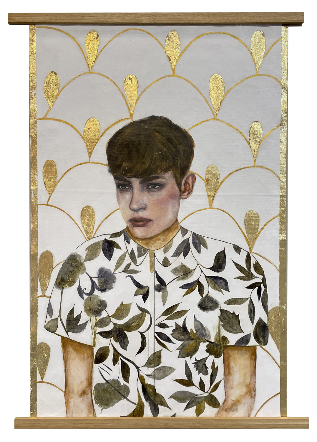 Enigmatic Allure Karenina Fabrizzi Original painting for sale