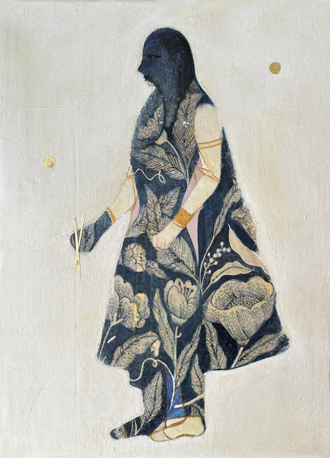 Hues of Happiness III Karenina Fabrizzi Original painting for sale