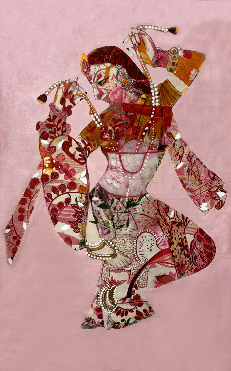 Hues of Happiness / Dancers II Karenina Fabrizzi Original painting for sale