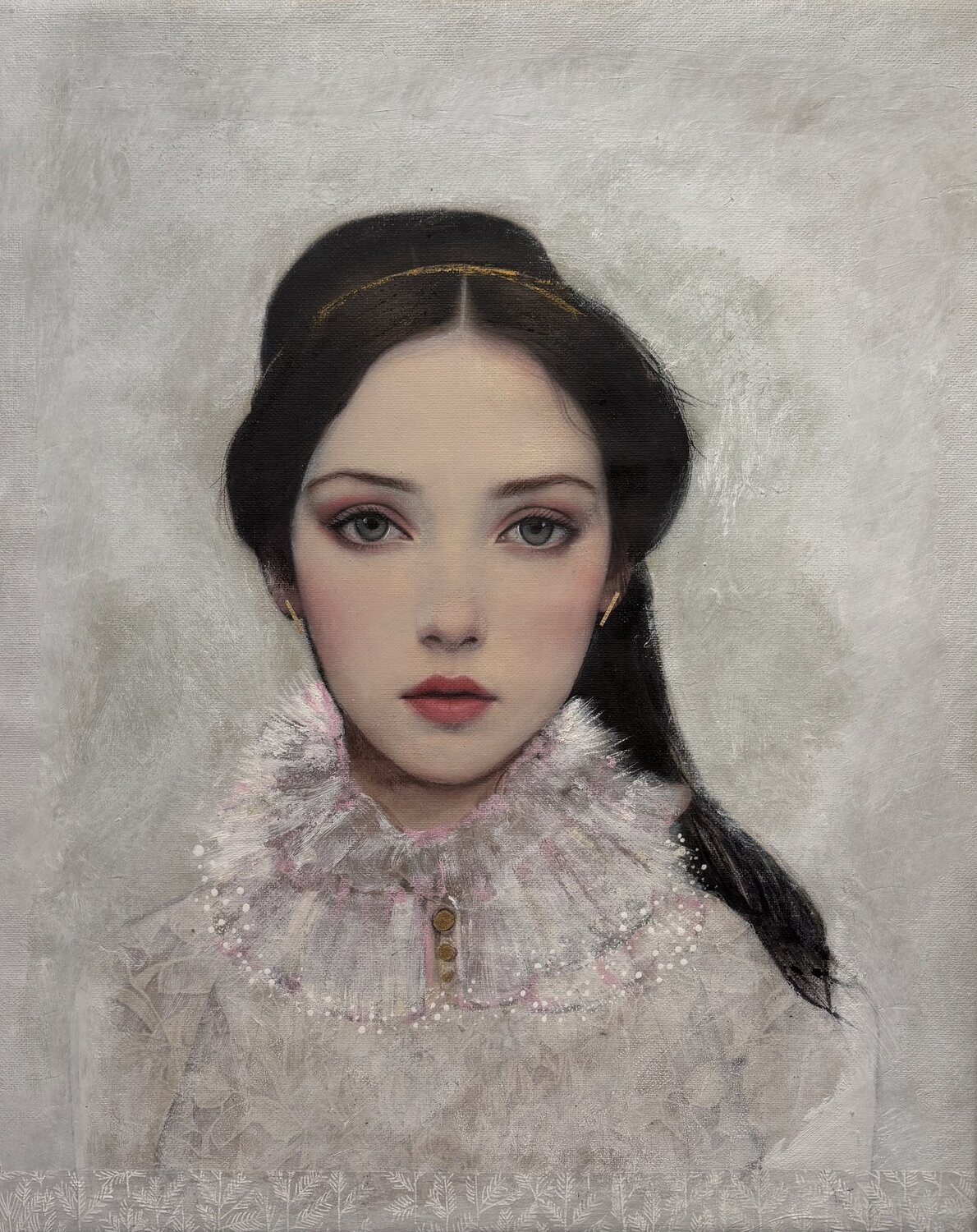 Ethereal Grace / Luminous Silence Karenina Fabrizzi Original painting for sale