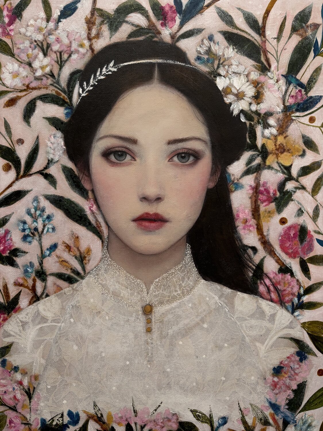 Ethereal Grace/ Spring Karenina Fabrizzi Original painting for sale