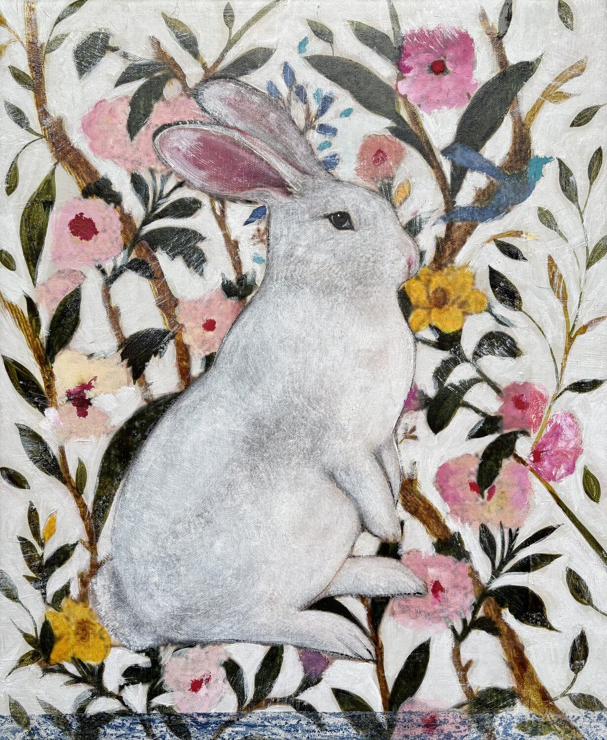 Silent Garden/ Spring Part B Karenina Fabrizzi Original painting for sale