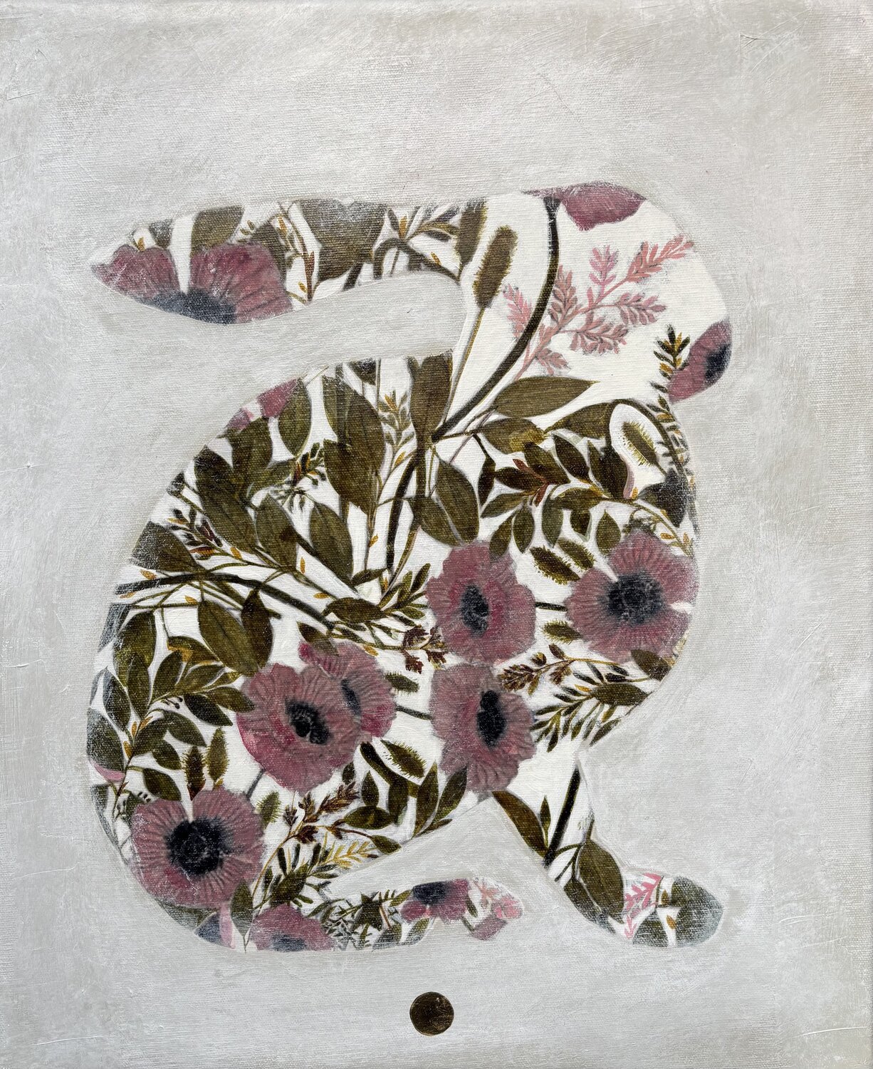 Silent Garden/ Lei Karenina Fabrizzi Original painting for sale