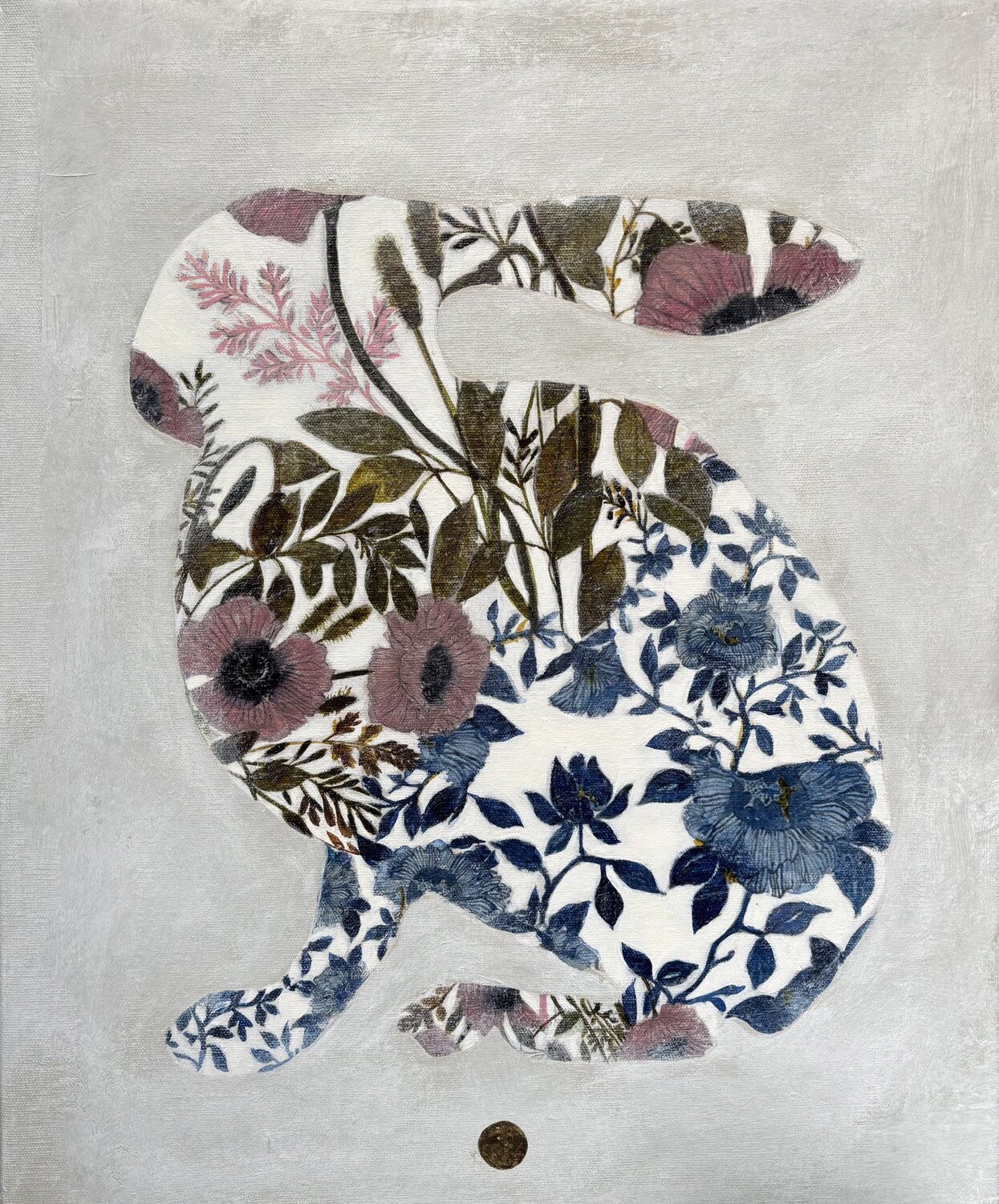 Silent Garden/ Lui Karenina Fabrizzi Original painting for sale