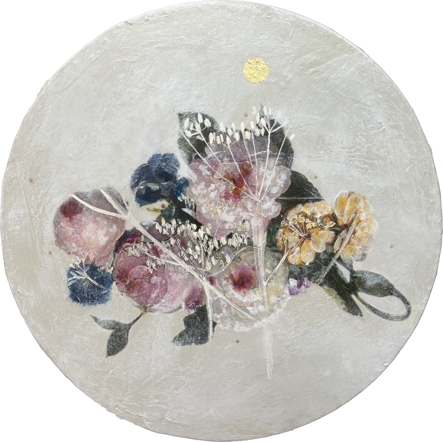 The Weight Of A Golden Dot I Karenina Fabrizzi Original painting for sale