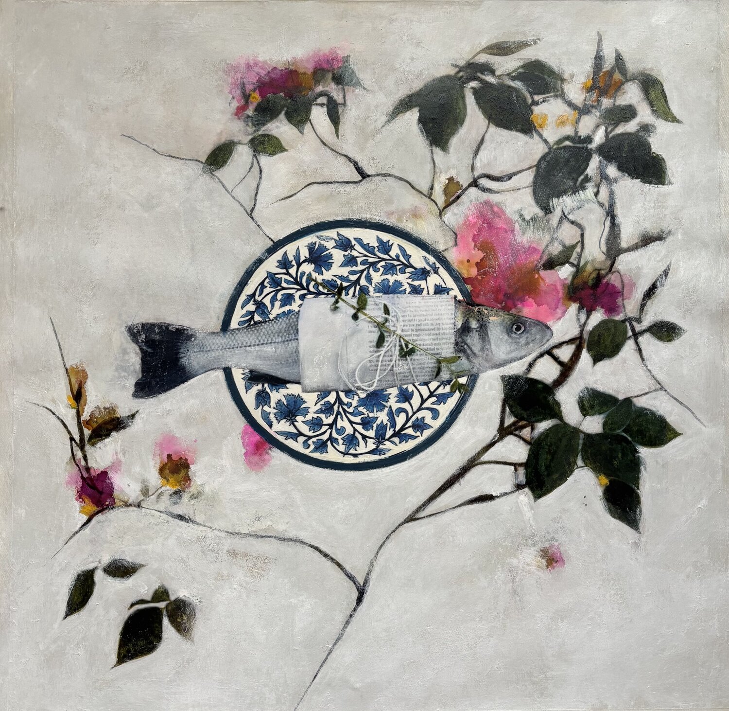 Whispers Of The Ocean/ Tiles 2 Karenina Fabrizzi Original painting for sale