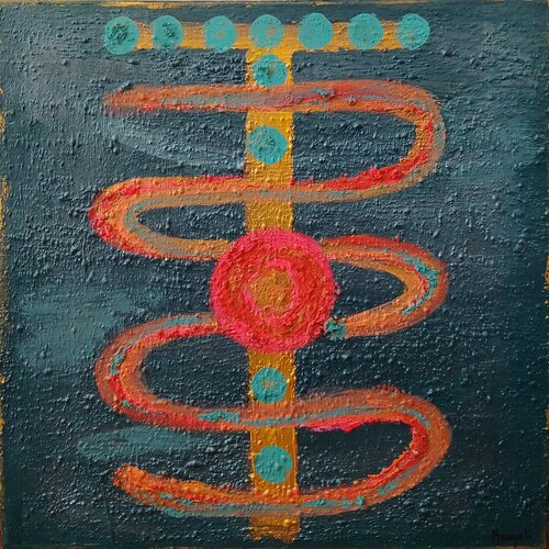 Cancion de Angeles I by Masqali, Painting for Sale on Select