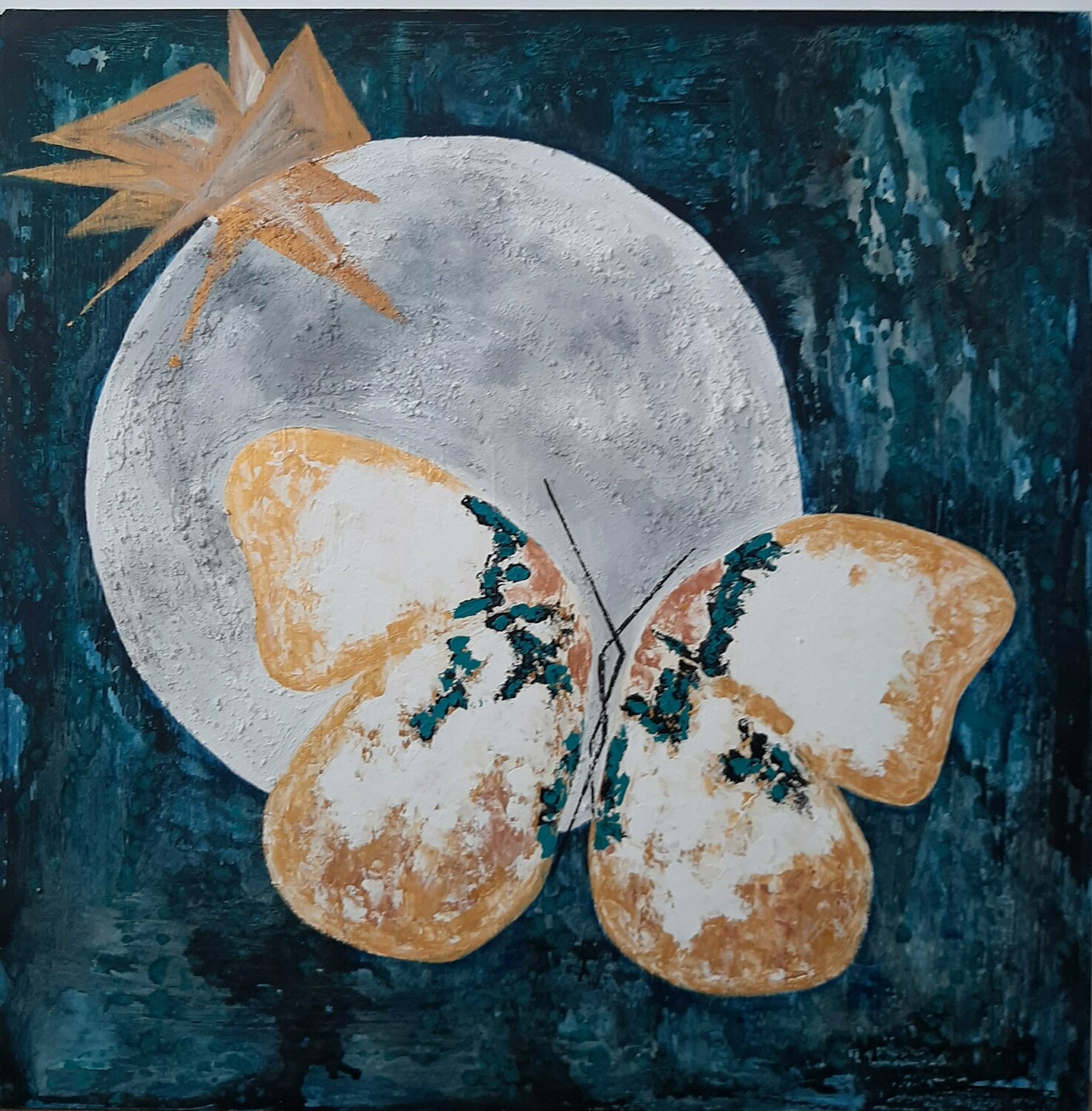 Corazón del universo Masqali Original painting for sale